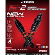 RCB S2 Series Dual Shock 305mm Absorber Nmax V2/Aerox/Xmax/Pcx 305mm