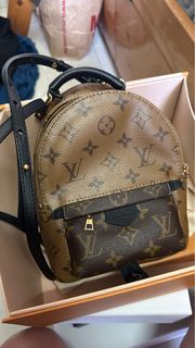 9成新 LV Louis Vuitton Palm Springs mini backpack  special edition