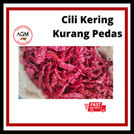 AGM CILI KERING KURANG PEDAS/ DRIED CHILLIES LESS SPICY 500G / 1KG READY STOCK