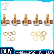 Guitar Potentiometer Audio Volume&Tone Pots Switch Control A500k Split Shaft Taper Potentiometers Go