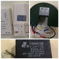 ALPHA ORIGINAL PCB RF56L/5S  /REMOTE CONTROL QIR/5SC/AF-20 LED/