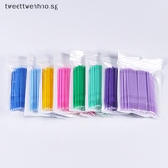 TW 100pcs/lot Brushes Paint Touch-up Up Paint Micro Brush Tips Auto Mini Head Brush SG