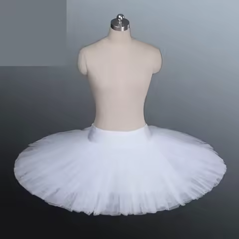 2024 Professional Platter Tutu Black White Red Ballet Dance Costume for Women Tutu Ballet Adult Ball