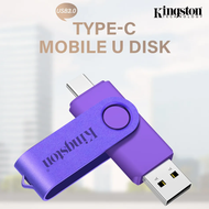 Kingston แฟลชไดร์ฟ USB Type-C ไดร์ฟปากกา512GB 1TB 2TB คีย์ USB สำหรับสมาร์ทโฟนแอนดรอยด์