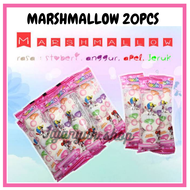 MARSHMALLOW YUPI 20PCS / YUPI MARSHMALLOWS / MARSHMALLOW MAKANAN / Jajan Rentengan / Jajan Snack 500