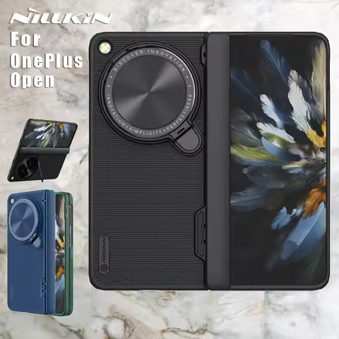 NILLKIN For OnePlus Open Case Camshiled Pro Kickstand hard pc TPU Frame Lens Cover Open 5G