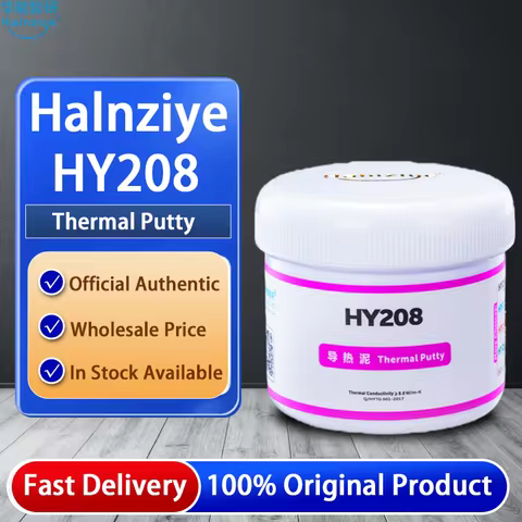 Original Halnziye HY208 Thermal Putty 8.0 W/m-K High Efficiency Heat Dissipation Paste for CPU GPU L