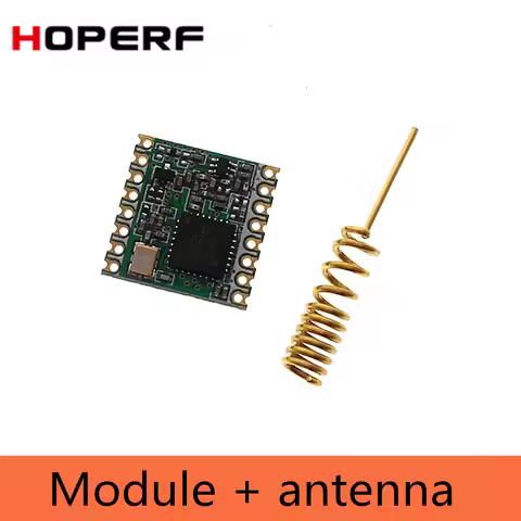 With antenna RFM95 RFM95W RFM96W RFM98W 433/868/915MHZ SX1276 SX1278 wireless transceiver module Hop