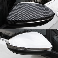2Pcs Car Rearview Side Mirror Cover Trim Sticker for Volkswagen VW Golf 7 MK7 Mk 7.5 2013 - 2019 Acc