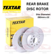 TEXTAR GERMANY REAR BRAKE DISC ROTOR VW TIGUAN 5N1 2.0TSI GOLF MK5 MK6 GTI PASSAT B6 3C2 357 358 B7 