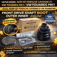 AUDI Q7 PORSCHE CAYENNE E1 VW TOUAREG MK1 FRONT DRIVE SHAFT BOOT OUTER INNER OE：95534990400 7L049820