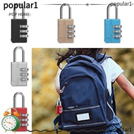 POPULAR Password Lock 3 Dial Digit Mini Security Backpack Zipper Lock