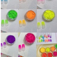 8,16 Colors Light Color Solid Gradual Change Powder Eye Shadow Plate Mounted Girl Nail Polish Aurora
