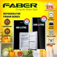 SYK Faber Refrigerator FRIGOR 168BK 208BK Fridge 1 Door Refrigerator 1 Door Peti Sejuk 1 Pintu Kecil Peti Ais