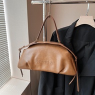 Wo's Small Handbag Fashion High-End Retro Handbag Large Capacity Commuter Pillowcase Bowling Bag Wo'