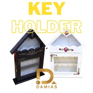 Rak Kunci + Ubat + Sangkut Baju + Surat Besar Kecil Hitam Putih HOMEDAMIAS Wall Storage Key Box Hold