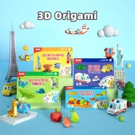 3D Paper Craft Toys Origami for Kids Children DIY Craft Kits Handmade Craft Kit Educational Toys