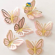 Knitterr Butterfly Cake Topper Set Bakery Decorating Acrylic Tools