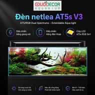 NETLEA AT5s V3 Aquarium Light – High Quality 5in1 RGB LED Light | App Control & Voice at5s rgb