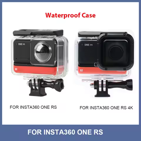 60m Diving Case For Insta360 ONE RS Waterproof Housing For Insta 360 4K Lens Waterproof Box Protecti