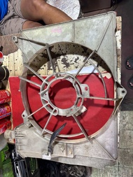 ORIG JAPAN SURPLUS TOYOTA VIOS 2002 TO 2007 RADIATOR AUXFAN FAN MOTOR SHROUD HOUSING 2002 2003 2004 