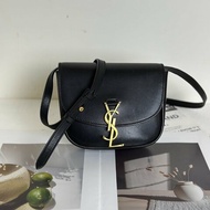 YSL Kaia馬鞍包 - mini黑金