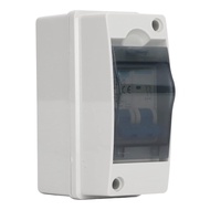 DC Miniature Circuit Breaker with Box, 63A 1000V Solar PV Disconnect Switch with Transparent Cover, 