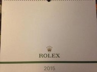 ROLEX 勞力士x寶島鐘錶 2015年月曆 掛曆(長約32cmx寬約40cm)
