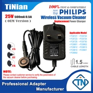 25V 500mA 0.5A AC/DC Adapter Charger for PHILIPS FC6802 FC6812 FC6813 FC6814 FC6901 FC6902 SpeedPro 