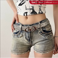 Fashion Belt PU Leather Cross Buckle Y2K Punk Style Full Color Y2K Belt