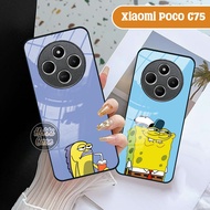 Softcase poco C75 - Case Glass Xiaomi poco C75 - Casing poco C75 - Silicone poco C75 [409H]