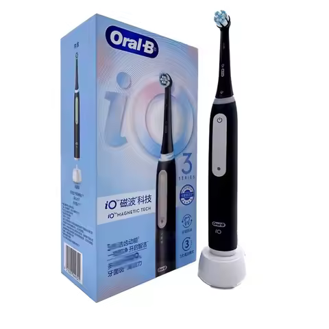 Oral B IO3 Electric Toothbrush IO Series 3 Cleaning Modes for Dental Care Replacement Toothbrush Hea