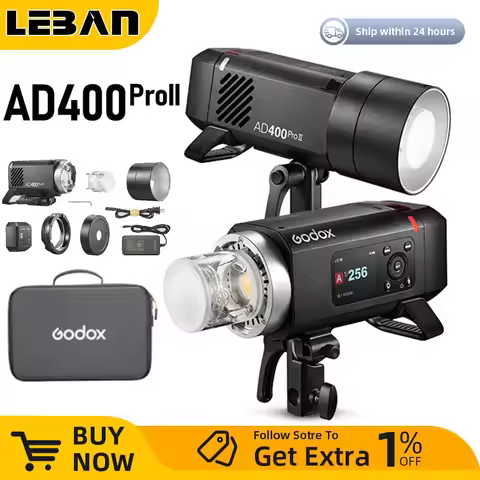 Godox AD400PROII AD400PRO II All-in-One Outdoor Flash TTL Built-in Li-on Battery 2.4G Wireless X Sys