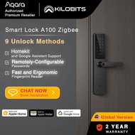 Aqara A100 Smart Door Lock Global Version Fingerprint Bluetooth Password NFC Unlock HomeKit HomeKey