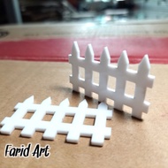 Miniature Acrylic Fence 5x3cm
