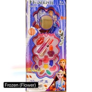 READY STOCK💥FROZEN FLOWER  Kids Make up Kit Set mekap Budak Perempuan Main Mekap Belajar Mekap Kid L