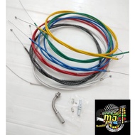 HITAM Gas Rope Fiber gas Cable Carbon Fiber/Black universal matic Duck sport Length 190cm Ready All 