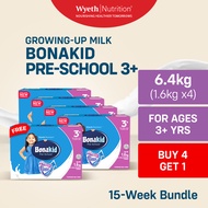 [B4G1] BONAKID PRE-SCHOOL 3+ Powdered Milk Drink for Children Over 3 Years Old 8kg [1.6kg x 5]