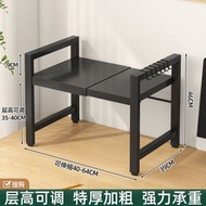 可伸縮桌面印表機置物架 桌上書架 鋼制鐵藝書桌 辦公桌 電腦桌收納架（平行進口）（快遞送貨上門）