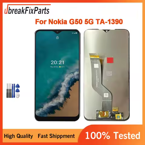 For Nokia G50 5G TA-1390 LCD Display Touch Screen Digitizer Assembly Replacement