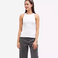 GANNI Butterfly Pattern Embroidered Tank Vest - Slim-Fit Inner Top