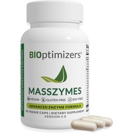 BIOptimizers MassZymes - Complete Digestive Enzymes Supplement for Gut Health - Bloating Relief for 