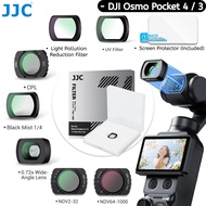 JJC Pocket 4 & 3 Magnetic Filter Set with CPL 1/4 Black Mist 0.72x Wide-Angle Lens UV Light Pollutio