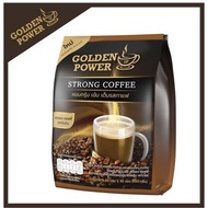 กาแฟ สตรองคอฟฟี่ ตราโกลเด้น เพาเวอร์ (Golden Power Strong Coffee 3in1) 30 ซอง