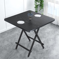 ORANGE Meja Lipat Kayu Minimalis Ukuran 60x60cm / Portable Folding Table / Meja Makan Lipat