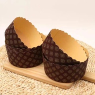 Panettone Italian Christmas Bread Cake Corrugated Cupcake Panettone Thick Baking Resistant Mold DMAP