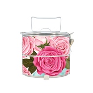 BDARI Stainless Steel Tiffin Carrier 2-Tier Food Container (10cm) [Free Add Name] Mangkuk Tingkat