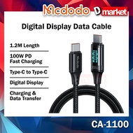 Mcdodo CA-110 Data Cable 100W Fast Charging Cable 5A 100W Cable Type-C Cable 1.2M Length Mcdodo CA-1