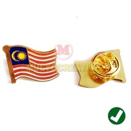 Malaysia Flag Pin Malaysia Flag Pin Brass Material