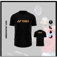 fashion 2025 Free Custom Nameset - C4rlt0n/m1zun0 Print Gold Jersey Badminton